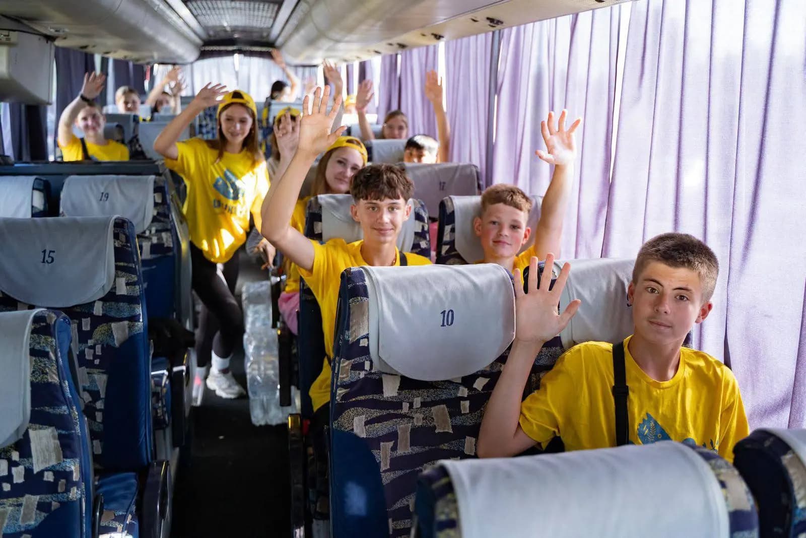 Children of Ukrainian Heroes under the Peaceful Sky of California