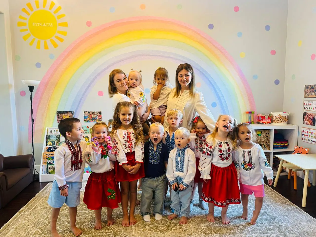 The Ukrainian Soul in the Heart of Sacramento: How Preschool Educational Spaces Celebrated Vyshyvanka Day 🇺🇦